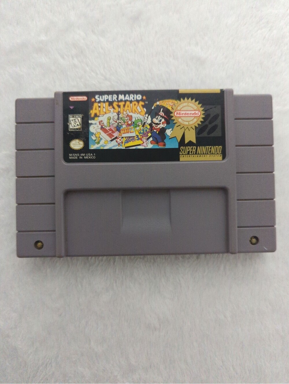 Super Mario All Stars Super Nintendo Game Players Choice